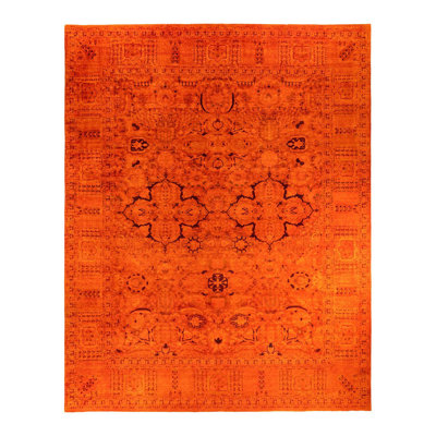Tapis unique en laine 12 pi 3 po x 15 pi 2 po Merino
