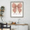 Cadre flottant Coral Bow You Are Love, design par Courtney Haley