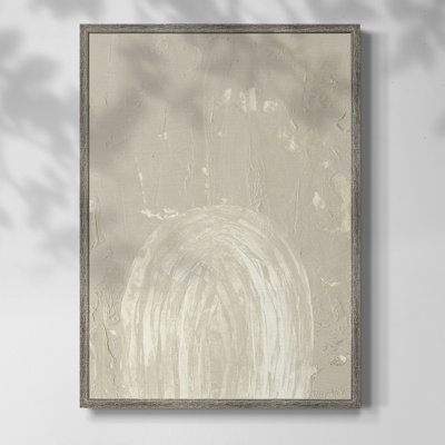 Sandy Arcs I, reproduction encadrée - bois massif