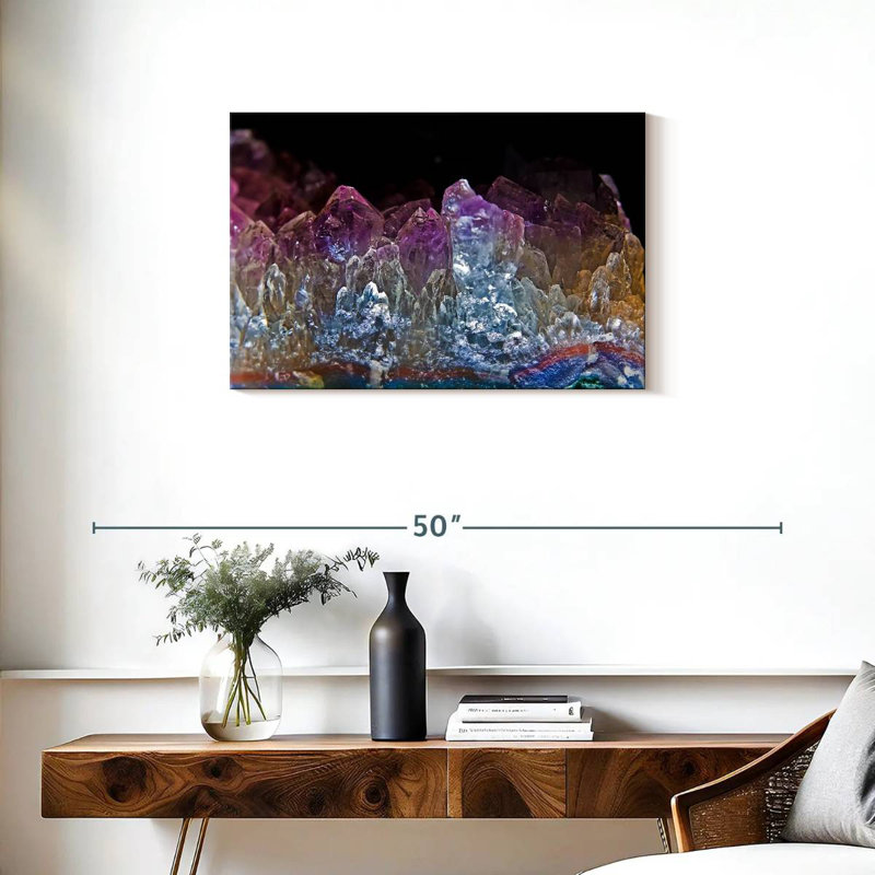 Alvord Amethyst Crystals, 20" H x 30" W