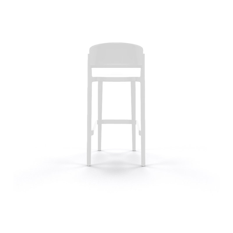 Sevan Outdoor 30'' Bar Stool, White