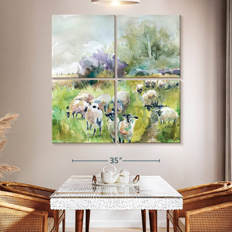 Brampt Spring Flock, 50" H x 50" W
