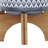 CERAMIC AZTEC PLANTER ON WOODEN STAND, GRAY-889359271