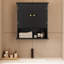 Armoire de rangement murale pour salle de bain l 22 "x H 24" avec deux portes et une tablette ouverte-132112137