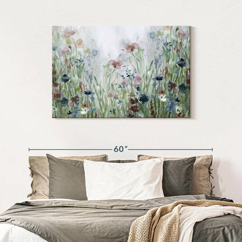 Wildflower Fields Canvas Print, 30" H x 45" W x 1.25" D