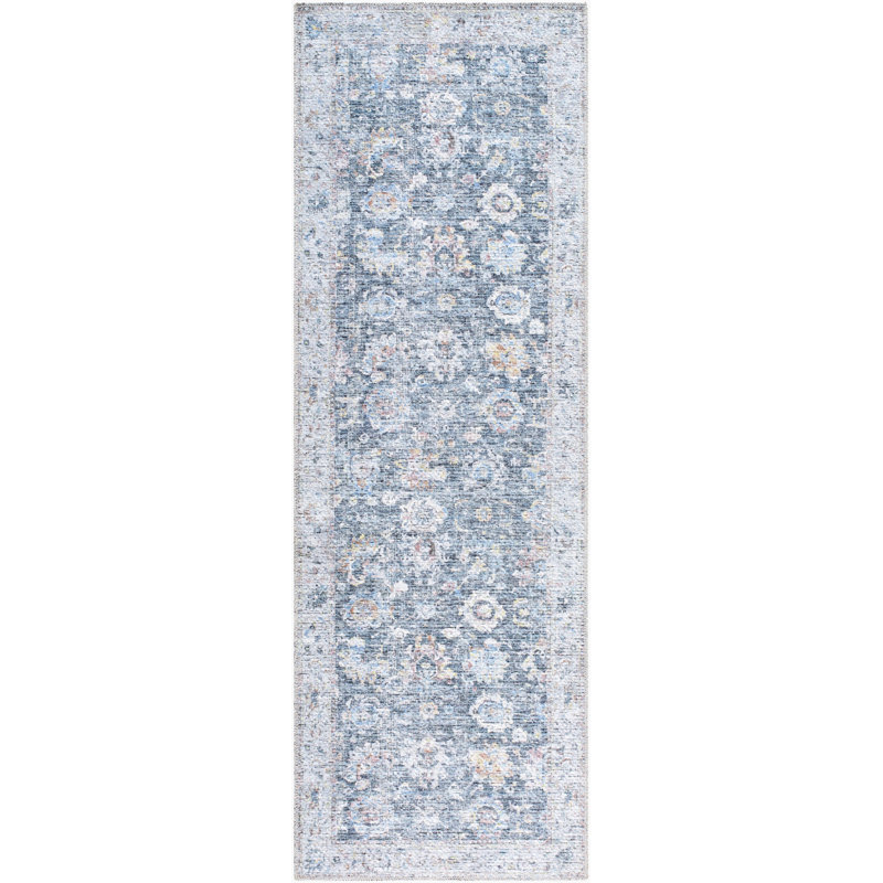 Analyah Washable Oriental Rug, Runner 2'7" x 7'10"