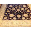 Tapis brun / beige en laine noué à la main de conception unique 8 pi x 9 pi 9 po