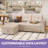 Balconera 2-In-1 Beige Pull Out Sleeper Sofa L-Shaped Sofa Bed Couch For Living Room