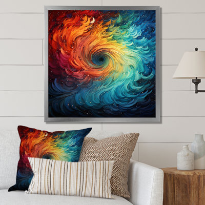 " Colorful Storm Whirling Kaleidoscope II "