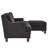 Alechandre Upholstered L-Shaped Sectional Reversible