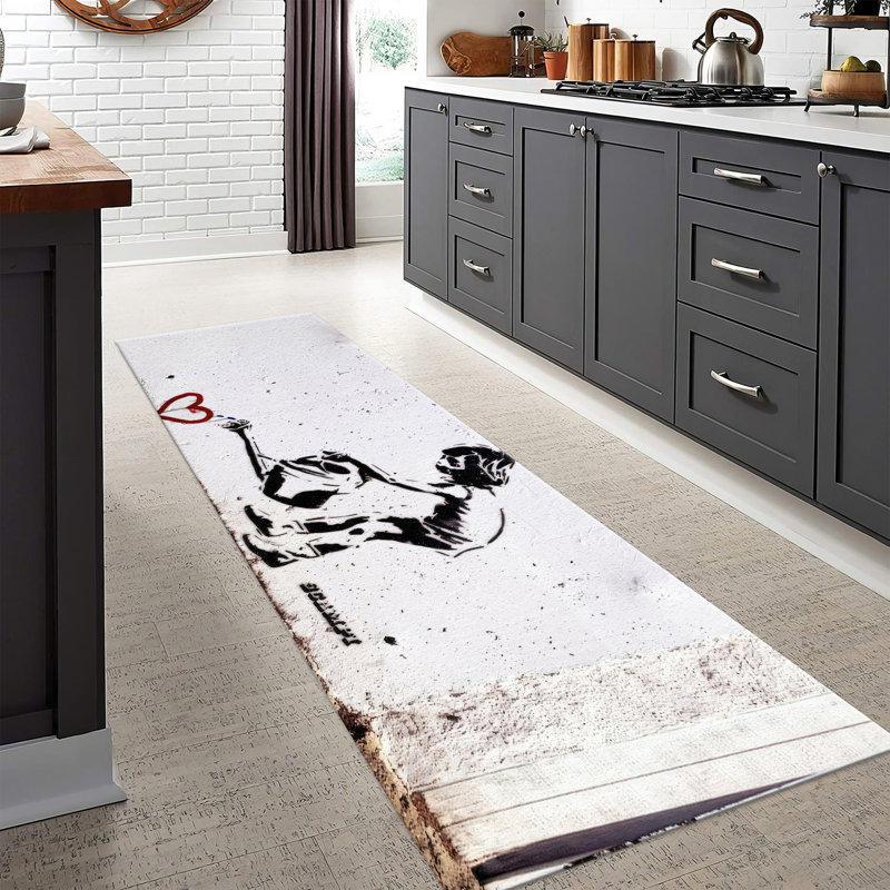 Floral Medley Soft Non Woven Printed Rug with Intricate Leaf Motifs for a Touch of Nature in Your Living Space