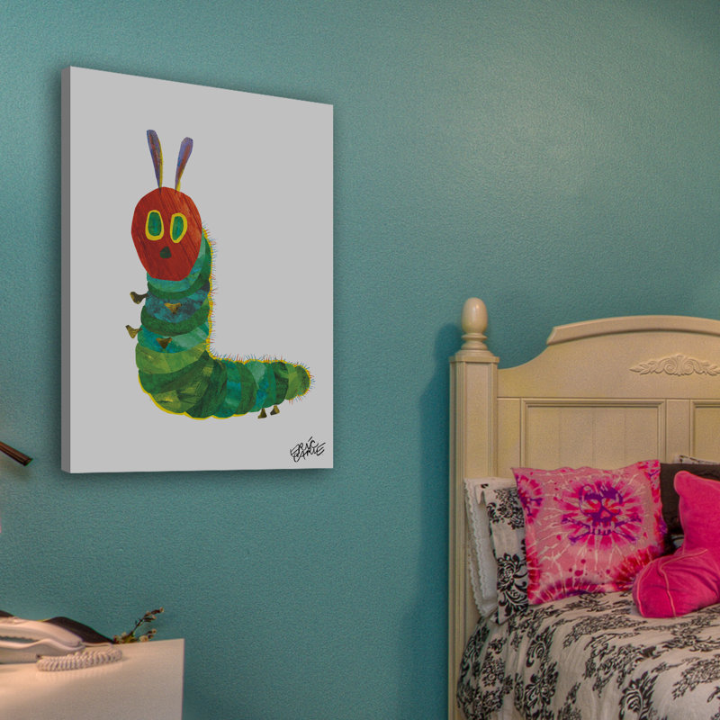 Friendly Caterpillar - Painting on Canvas, 46cm H x 30cm W