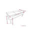 Banc avec repose-pieds Carlson-23540178-23540191