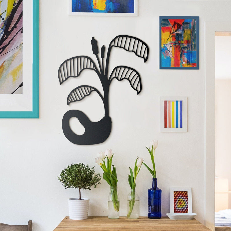 Calla fleur art mural en métal, décoration murale en métal