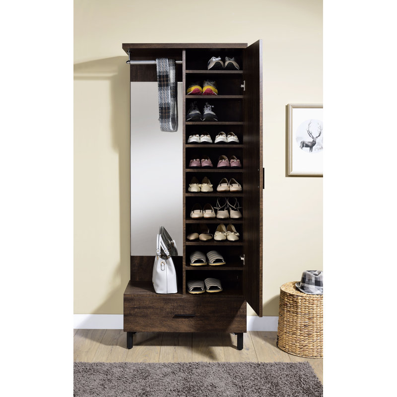 Arbre d'entrée de 30,03 po de largeur avec rangement pour chaussures et mobilier d'entrée