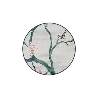 Machine Washable Gray Area Rug