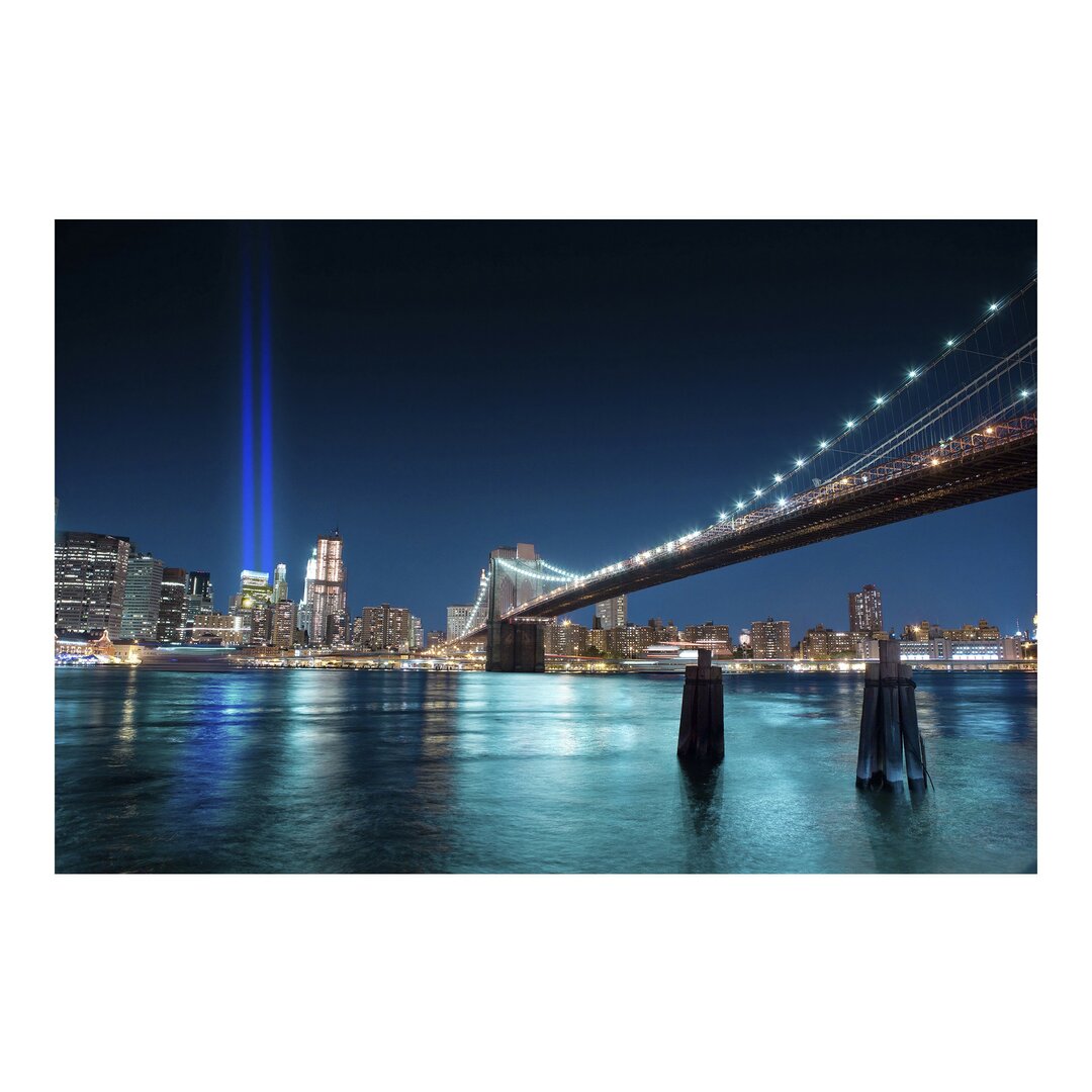 Seidenmatte Tapete Lights of the World Trade Centers