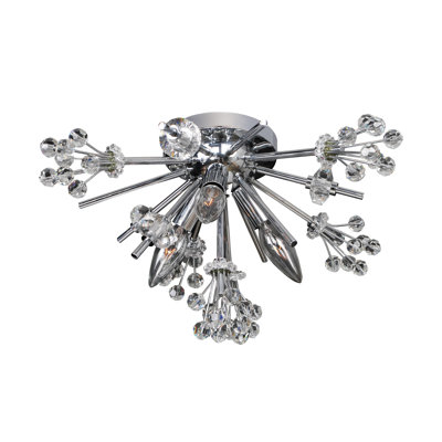 Constellation 3 LT Chrome/Clear Wall Sconce Allegri