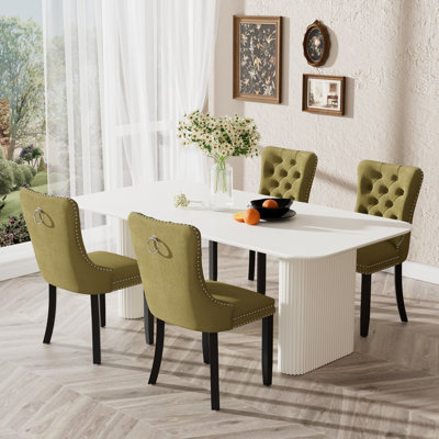 MDF Dining Table Set for 4-6
