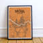 Seoul City Map - No Frame Print-635121849