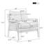 Chaise d'appoint rouge - coussins de siège en bois et velours de style Mid-Century-1359882289