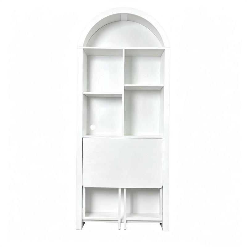 Bureau d'artisanat pliant avec huche et rangement dissimulé