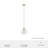 High Oaks 1 Light Globe Pendant-69880529
