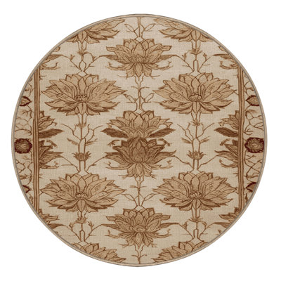 Tapis brun français lavable à la machine