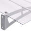 Dakota Fields 90cm D Glass Clear Cover Retractable Door / Window Awning-238866762