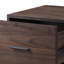 Tiroir de rangement modulaire, finition noyer
