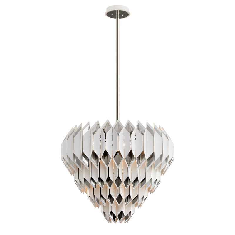 Lustre géométrique à 13 lumières ombré Haiku
