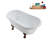 57.5'' x 29.5'' Soaking Acrylic Bathtub-83636145-90752935