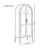 American-style Simple Solid Wood Black Wardrobe