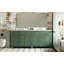 Ensemble de meuble-lavabo 72 po avec lavabo en céramique, meuble-lavabo simple autoportant moderne à 4 tiroirs et 2 armoires, meuble de rangement pour la salle de bain, ensemble de meuble-lavabo à cadre en bois massif-505820103