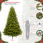 Lighted Artificial Fir Christmas Tree-845459266