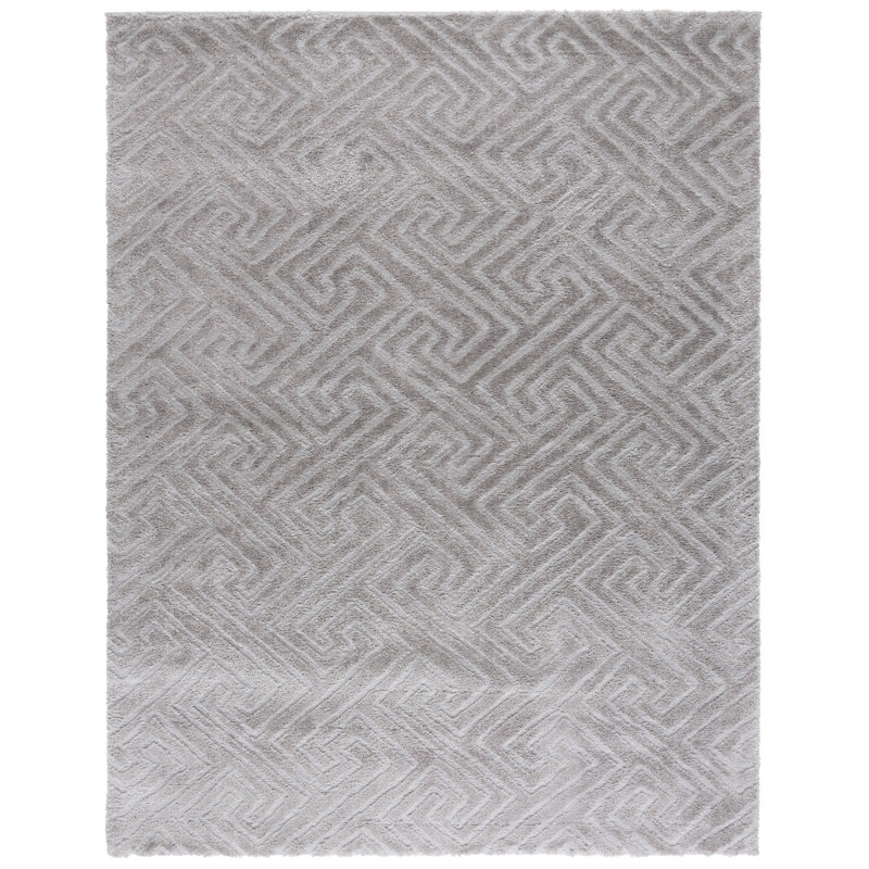 Tahoe Shag Performance Geometric Rug, Rectangle 8' x 10'