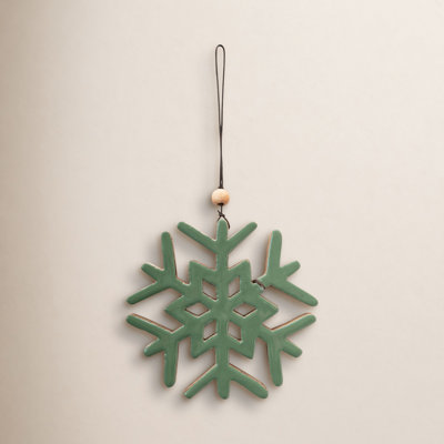 6'' Wood Holiday Shaped Ornament