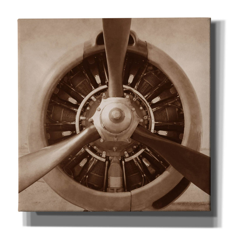"L'aviation 2" par PhotoINC Studio, H 37 po x l 37 po x P 1,5 po