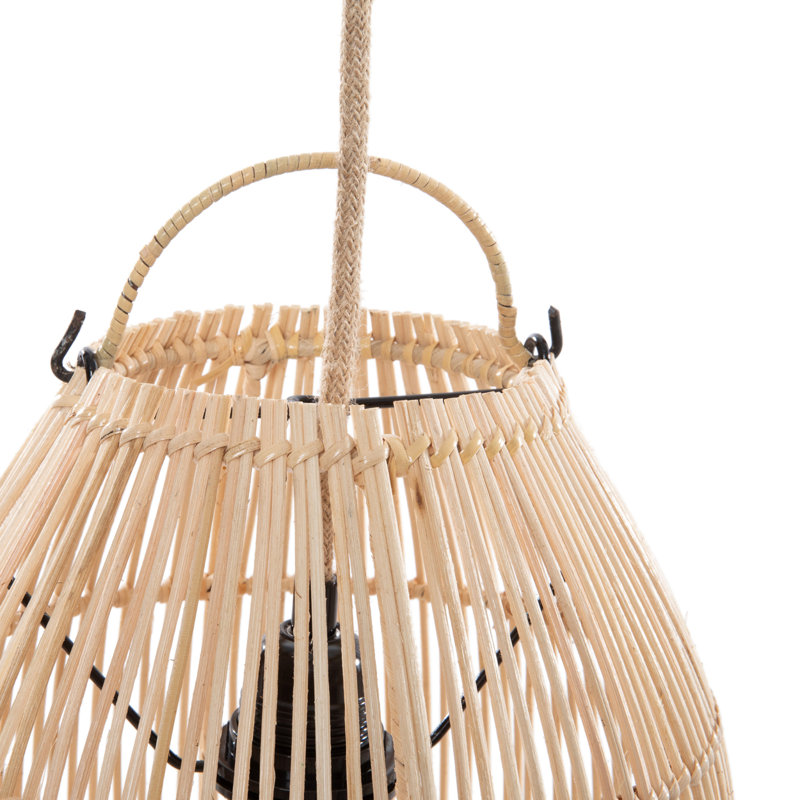 Rattan Novelty Lamp Shade ( Uno ) in Natural, 38" H x 25" W x 25" D