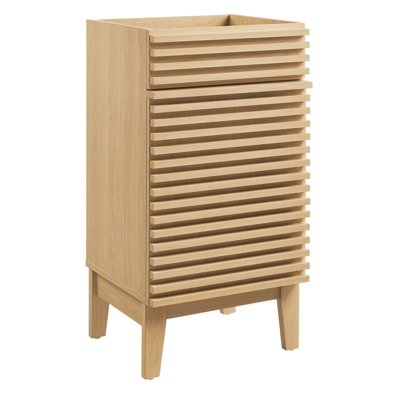 Meuble-lavabo 18 po Modway Render, Chêne