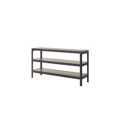 Console avec incrustations en métal | Mobilier d'appoint de couloir d'entrée | Idée de cadeau