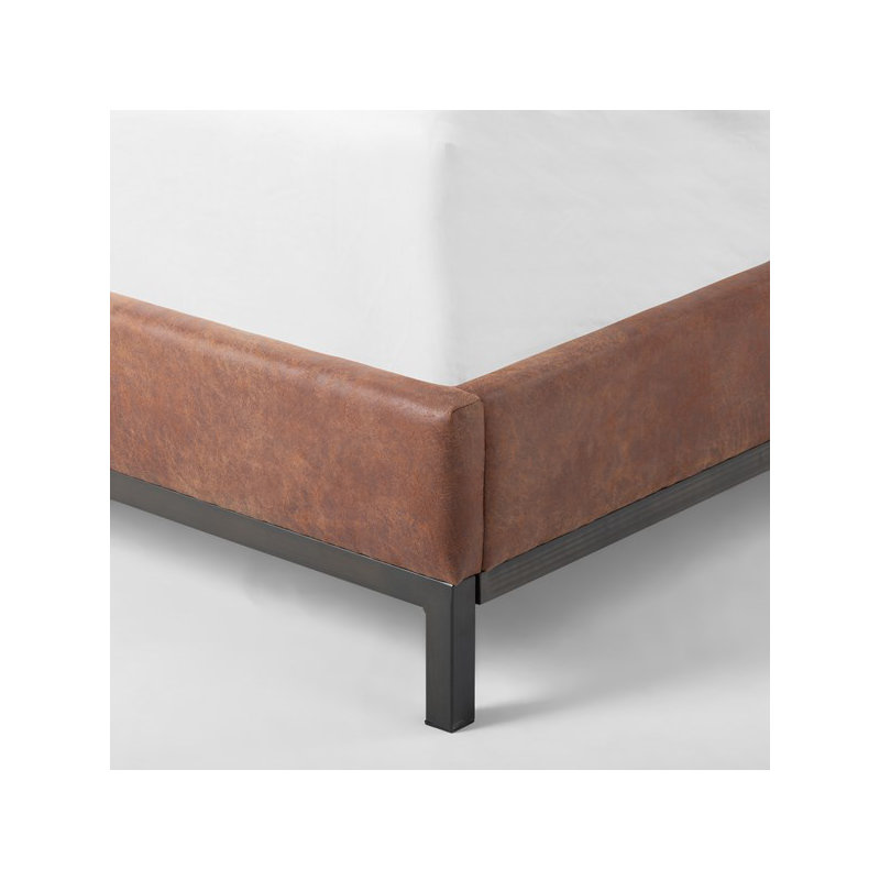 Newhall Upholstered Wingback Bed, King