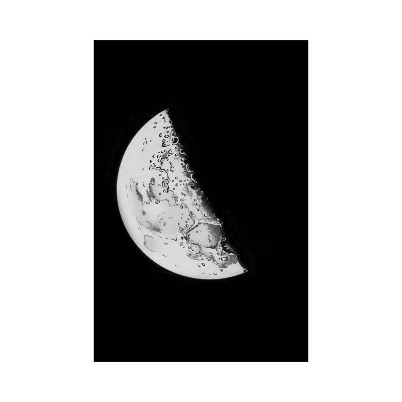 Phases Of The Moon III by PatentPrintStore - Wrapped Canvas Print, 20.32 cm H x 30.48 cm W
