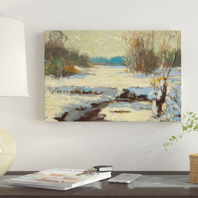« river pass » par ernest chiriacka, reproduction d’impression sur toile tendue