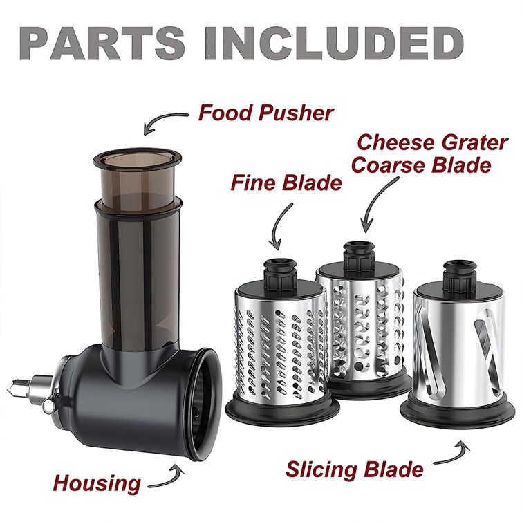 InnoMoon KitchenAid Slicer Shredder Attachments for Stand Mixer