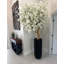 White Cherry Blossom Tree In Matte Planter-1012837690