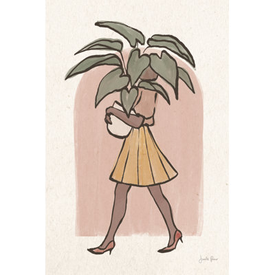 Plant Plant II par Janelle Penner - peinture sur toile tendue