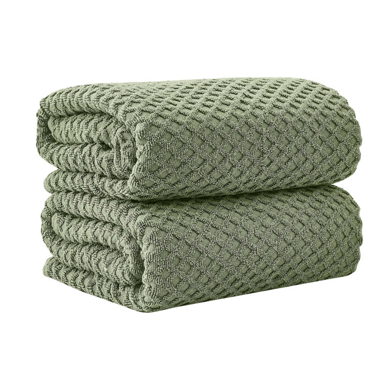 100% coton ultra doux et absorbant, Eucalyptus, Bath Sheets - 2 Pack