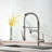 Commercial Kitchen Faucet With Pull Down Sprayer, Single Handle Single Lever Kitchen Sink Faucet-118543492