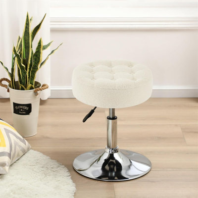 Modern Swivel Adjustable Height Accent Stool